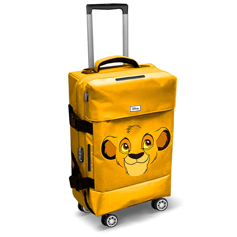 Maleta Trolley Face Simba El Rey Leon Disney 55Cm