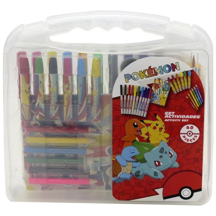 Maletin Dibujo Pokemon 4Pzs
