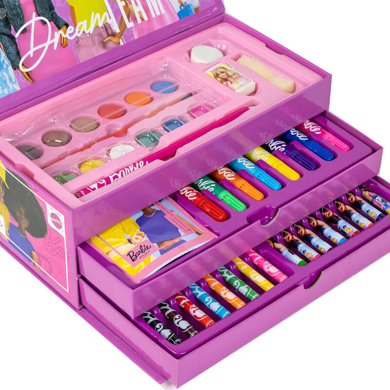 Maletin Papeleria Coloreable Barbie - Image 2