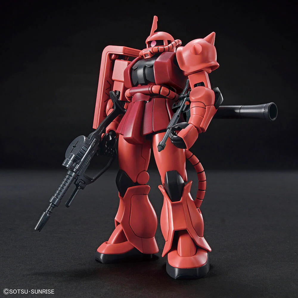 Maqueta Hg 1/144 Ms-06s Zaku Ii Char Aznable Custom