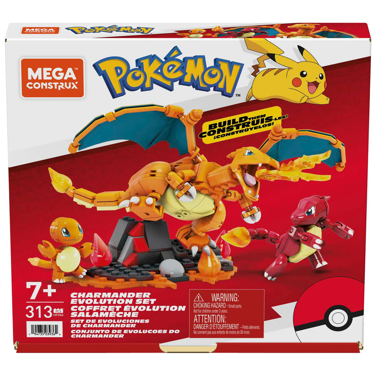 Mega Construx Evolucion Charmander Pokemon - Image 2
