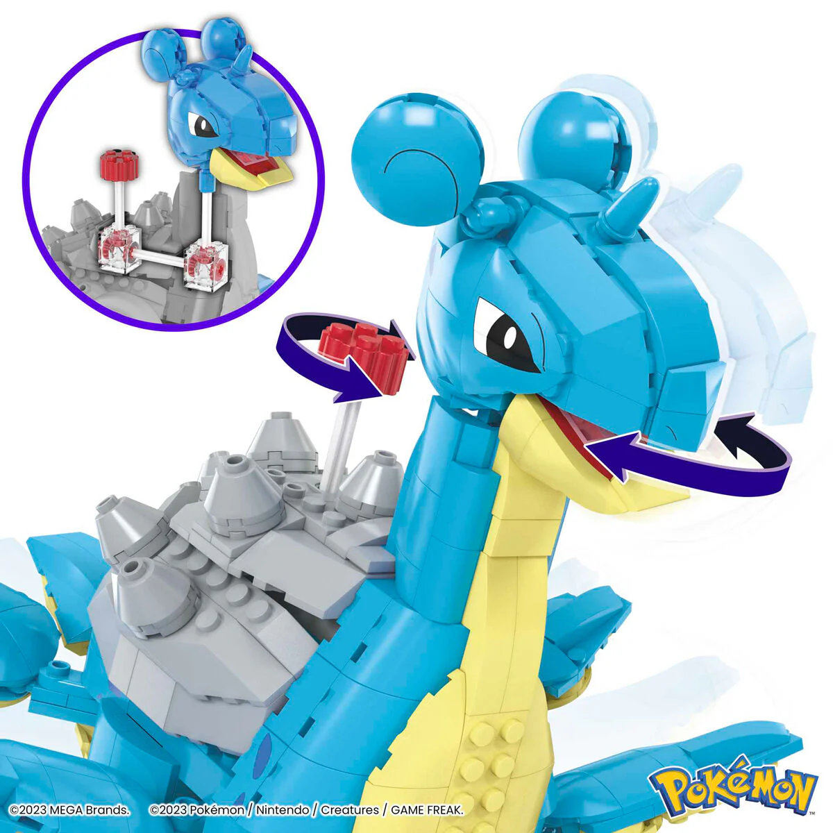 Mega Construx Lapras Pokemon - Image 4