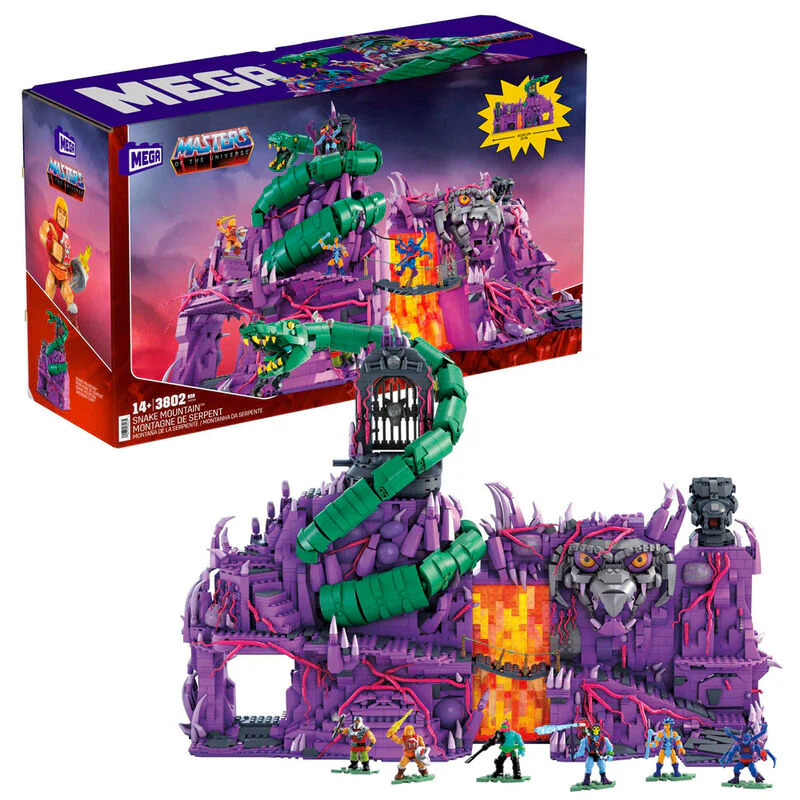 Mega Construx Snake Mountain Masters Of The Universe