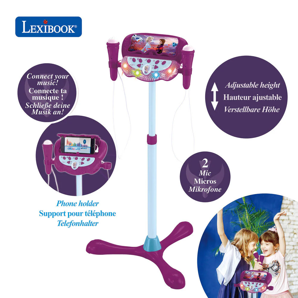 Microfono Karaoke Soporte Ajustable Frozen Disney - Image 5