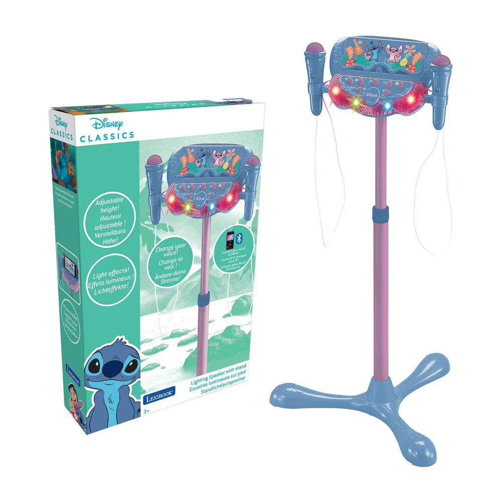 Microfono Karaoke Soporte Ajustable Stitch Disney - Image 2