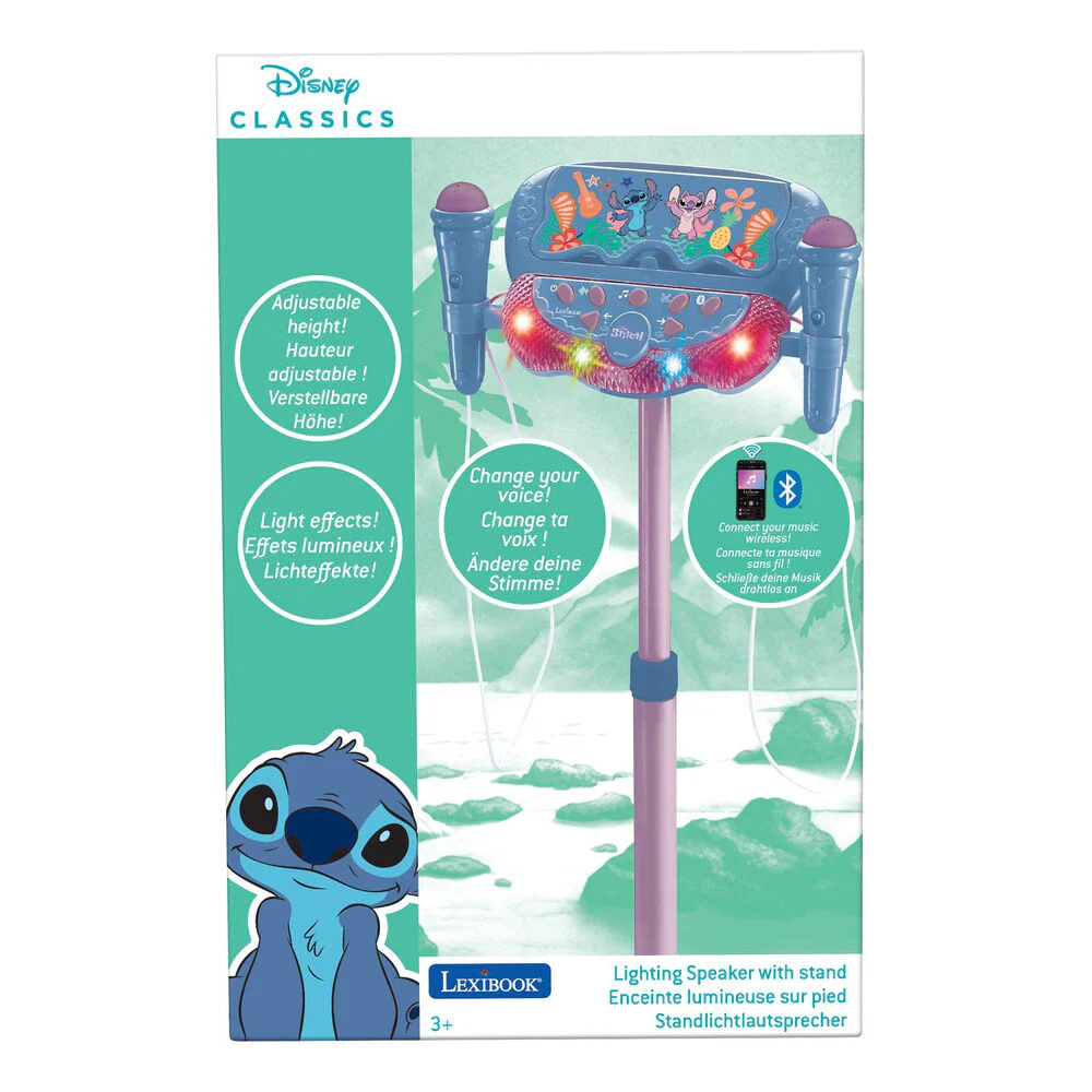 Microfono Karaoke Soporte Ajustable Stitch Disney - Image 3