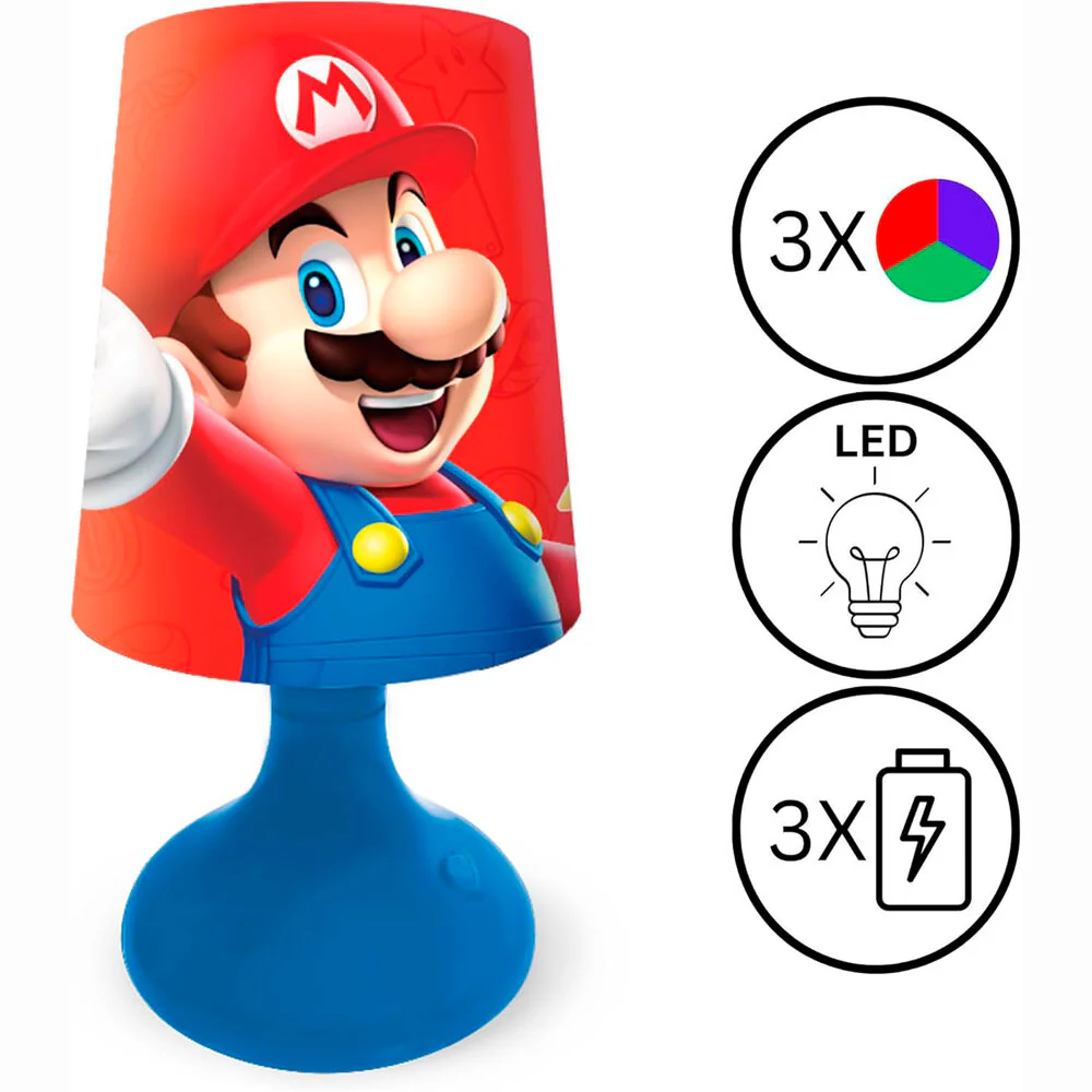 Mini Lampara Super Mario Nintendo