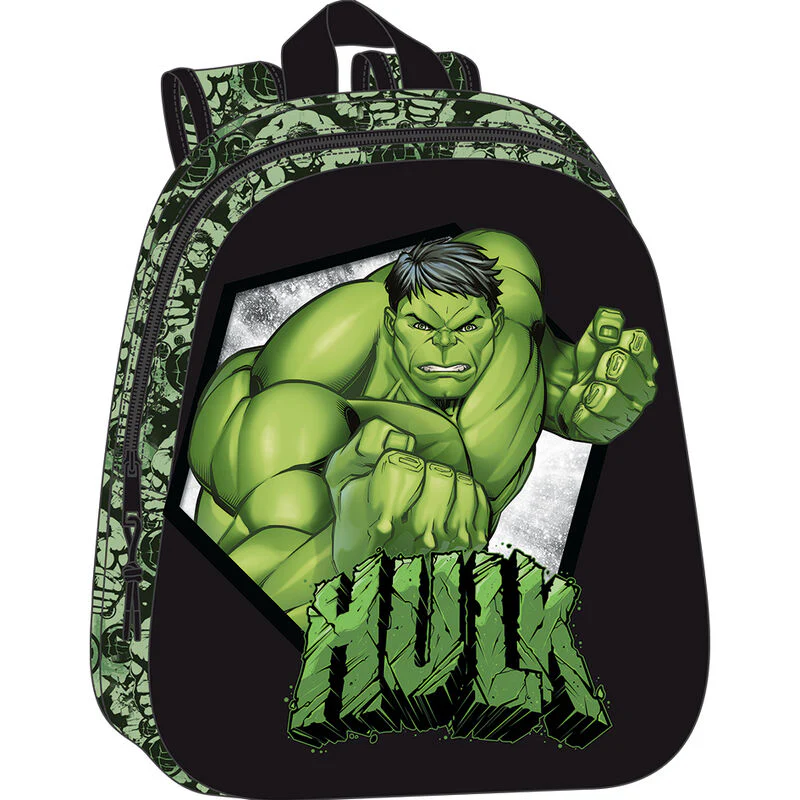 Mochila 3D Hulk Marvel 33Cm