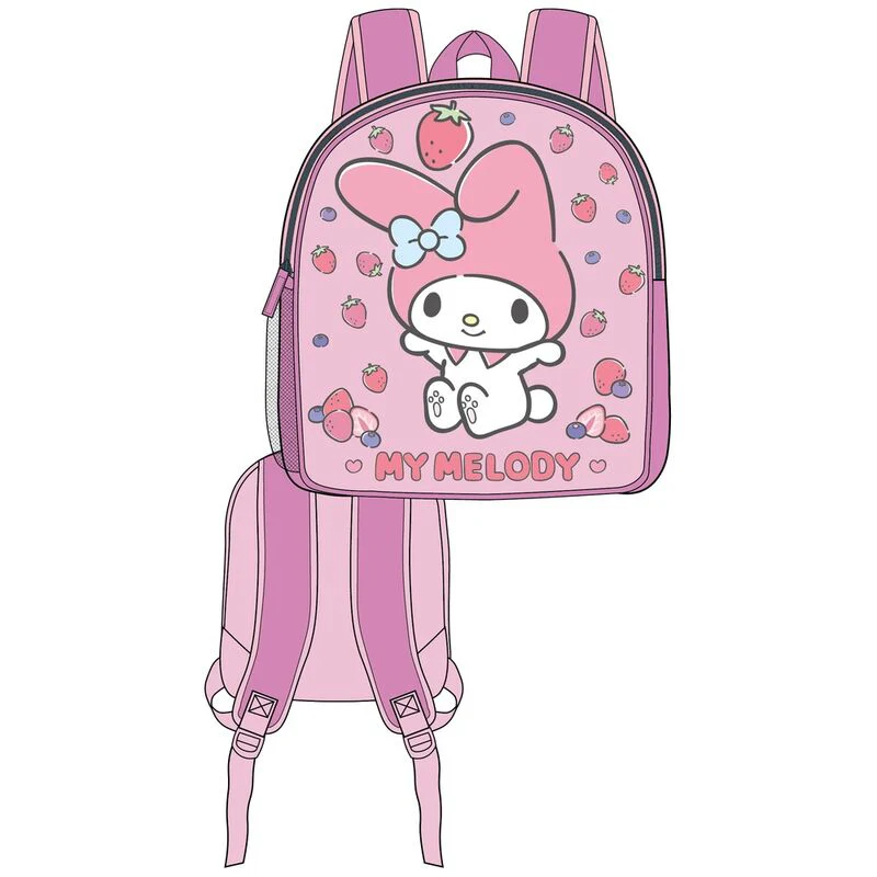 Mochila 3D My Melody Hello Kitty 30Cm