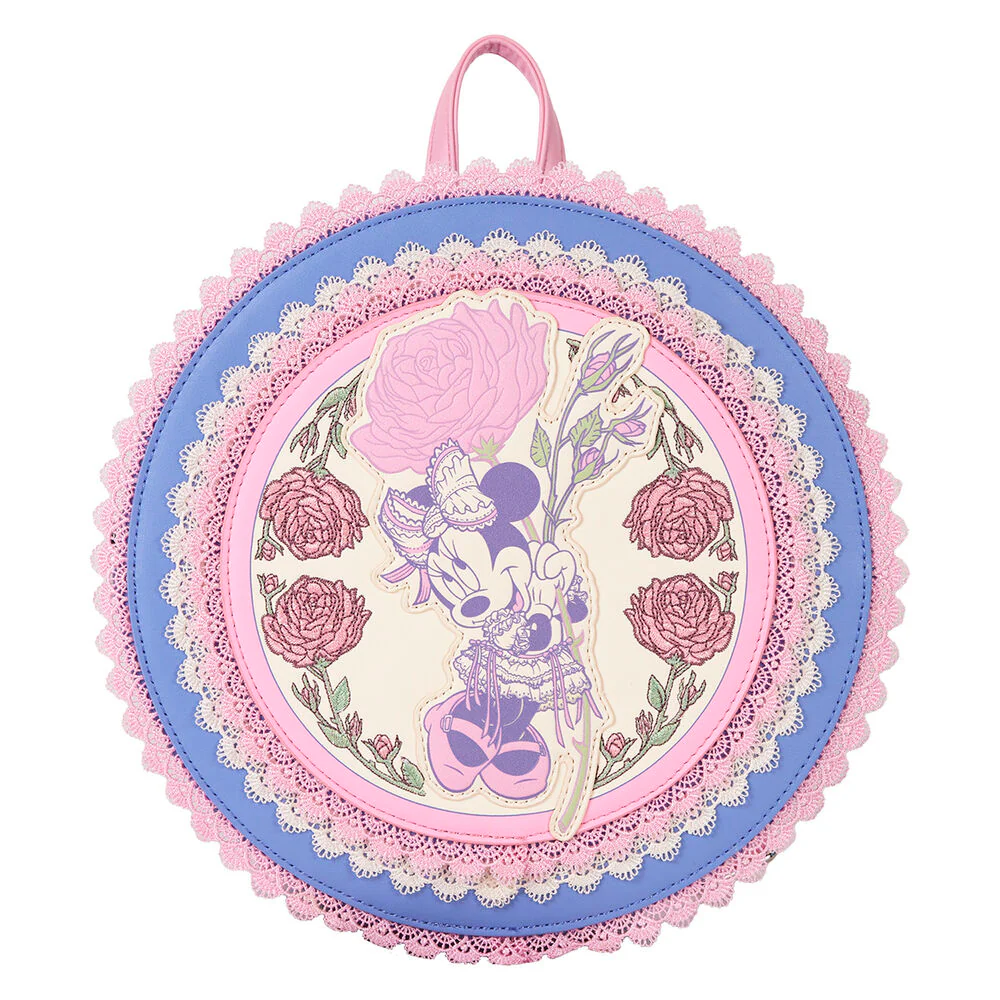 Mochila Floral Minnie Disney Loungefly 23Cm - Image 4
