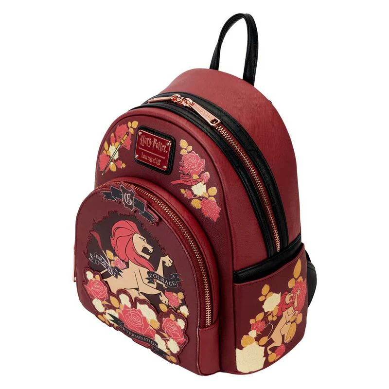 Mochila Gryffindor House Floral Harry Potter Loungefly 26Cm - Image 3