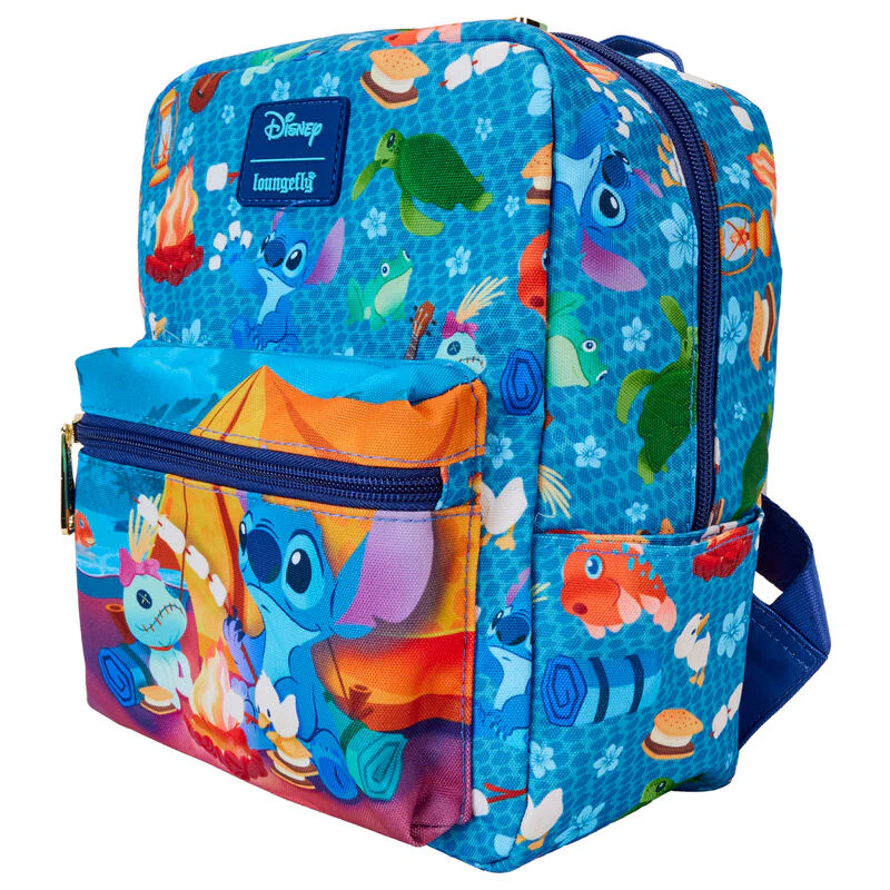 Mochila Nylon Camping Cuties Stitch Disney Loungefly 24Cm - Image 2