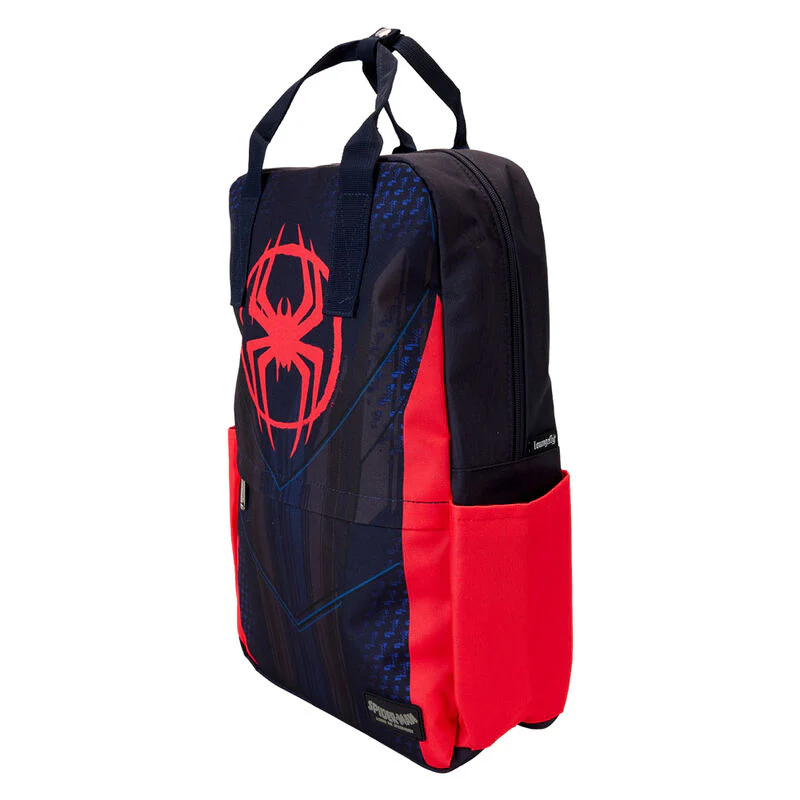 Mochila Nylon Traje Miles Morales Spider-Verse Marvel Loungefly 43Cm - Image 2