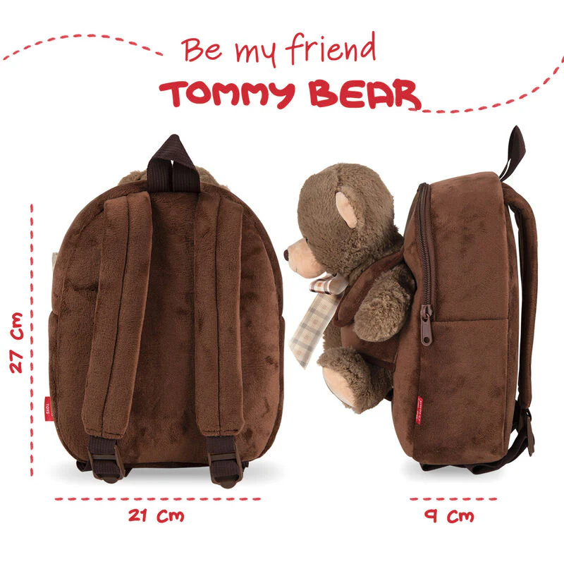 Mochila + Peluche Oso Tommy 26Cm - Image 4