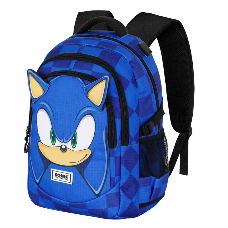 Mochila Sight Sonic The Hedgehog 44Cm Adaptable