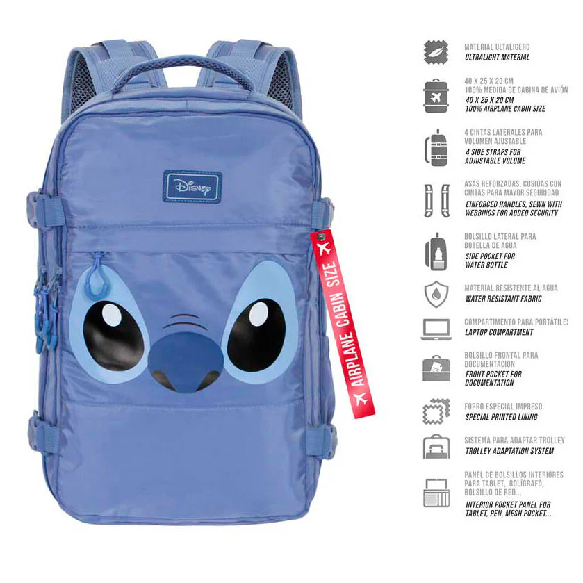 Mochila Stitch Disney 40Cm 3 - Image 2