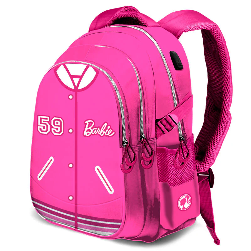 Mochila Varsity Barbie 44Cm Adaptable