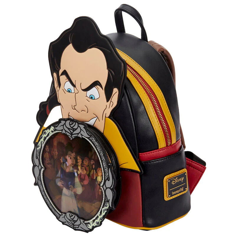 Mochila Villanos Escena Gaston La Bella Y La Bestia Disney Loungefly 26Cm - Image 3