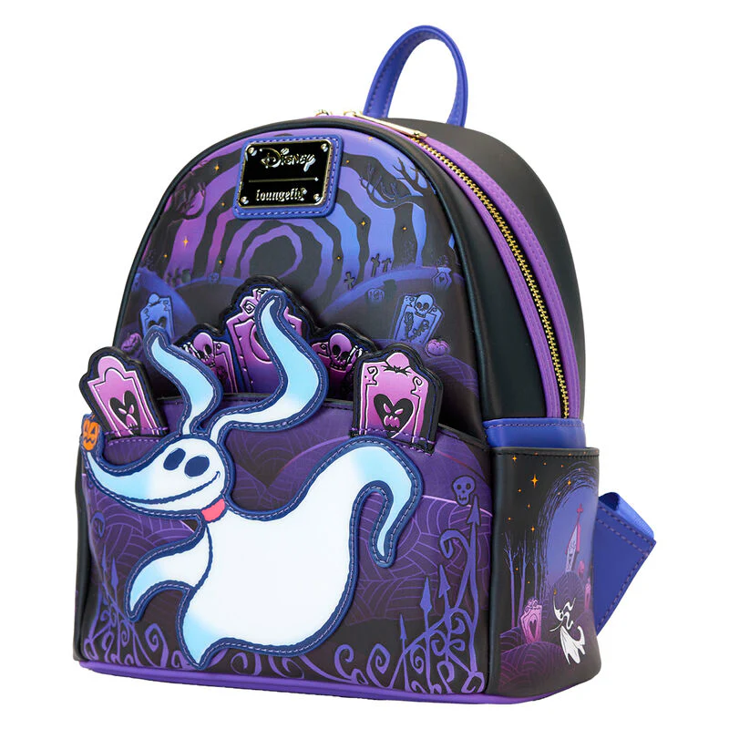 Mochila Zero Pesadilla Antes De Navidad Disney Loungefly 26Cm - Image 2