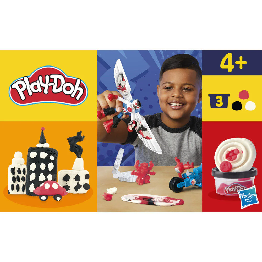 Moto Cortadora Del Capitan America Marvel Play-doh - Image 13