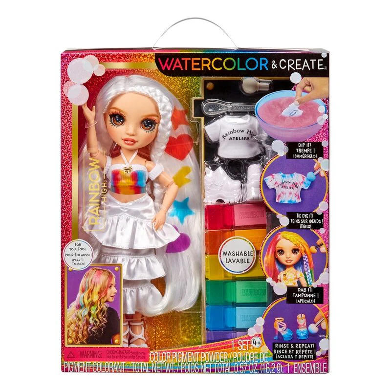 Muñeca Brown Eyes Rainbow High 26Cm