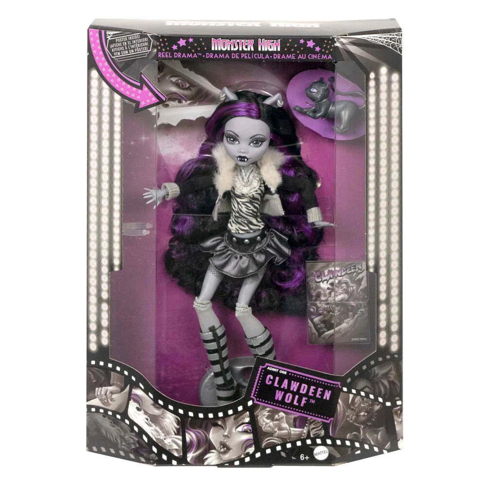 Muñeca Clawdeen Wolf Reel Drama Monster High - Image 2