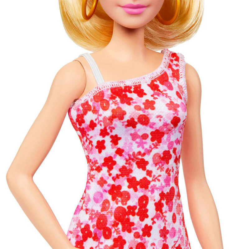 Muñeca Fashionista Vestido Rosa Flores Surtido - Image 5