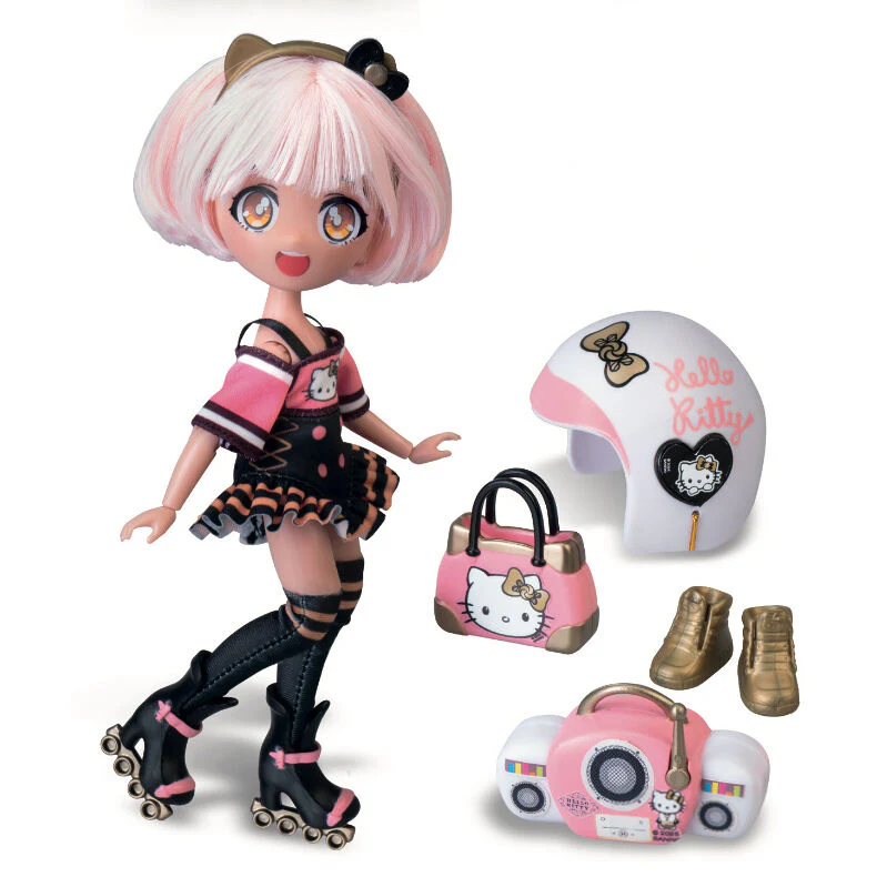 Muñeca Manga Golden Diva Roller Hello Kitty