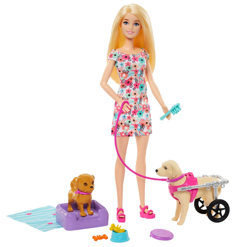 Muñeca Paseadora De Perros Barbie - Image 2