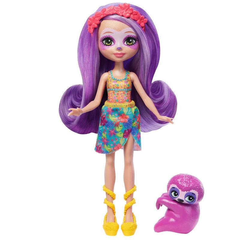 Muñeca Sabindra Sloth Sunshine Beach Enchantimals - Image 2