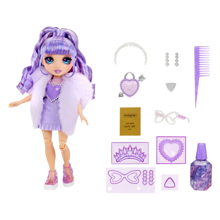 Muñeca Violet Crystal Fashion Rainbow High - Image 2
