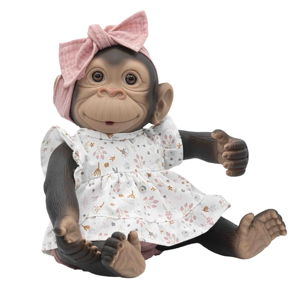 Muñeco Bebe Reborn Vestido Rosa