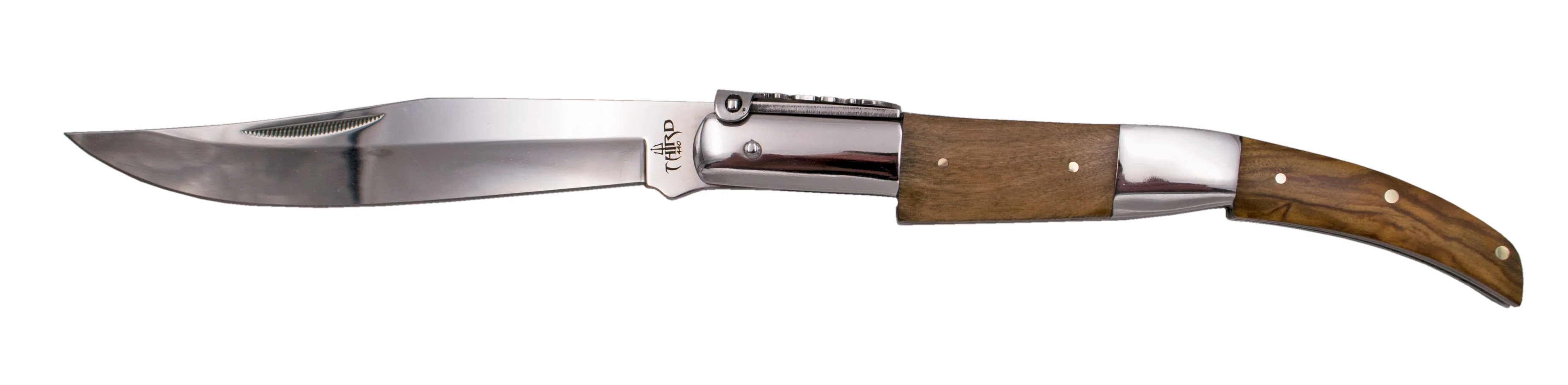 Navaja Carraca Third N55o Serie Ámbar Madera De Olivo - Image 4