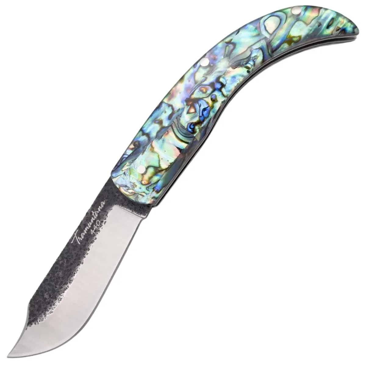 Navaja Rústica Tramuntana Knives con Mango de Abulón - Image 3