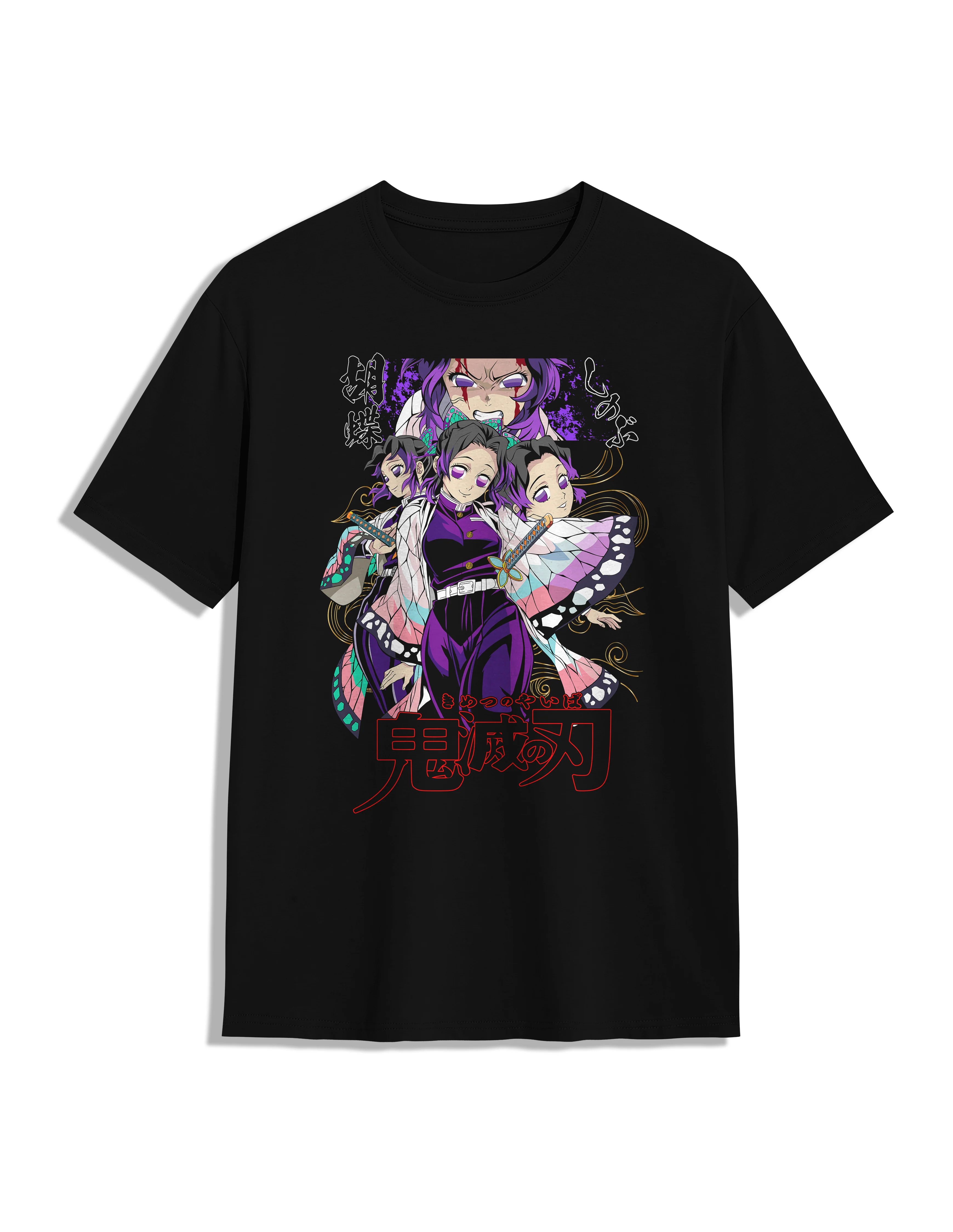 Pack Katana Bambú Shinobu Kocho Kimetsu no Yaiba + Camiseta Shinobu + Katanero - Image 4