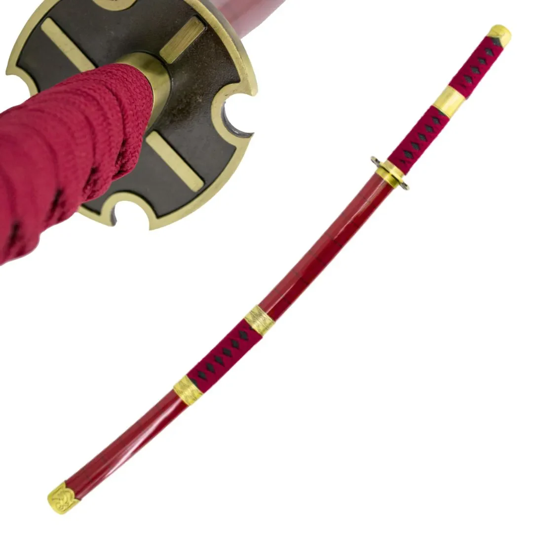 Pack 3 Katanas de Zoro en acero + Obsequio expositor de madera - Image 5