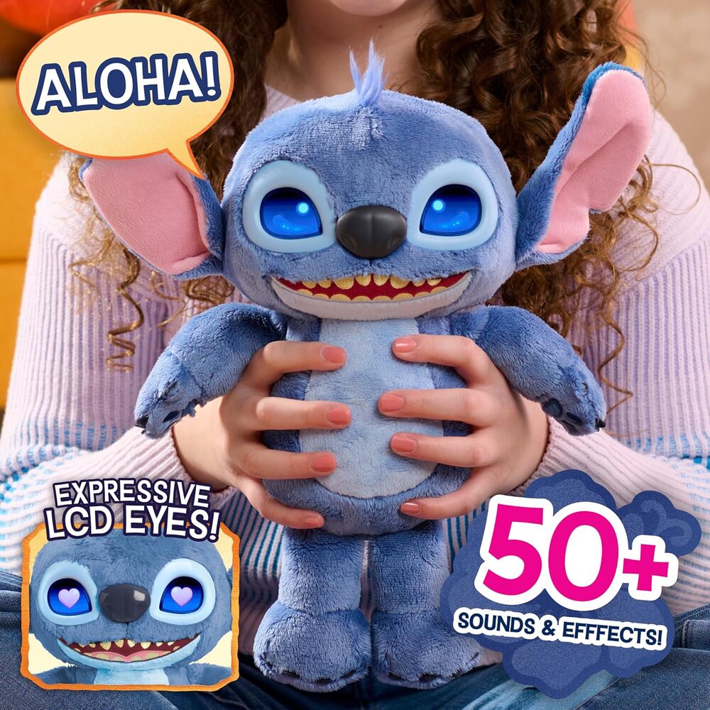Peluche Interactivo Stitch Disney 30Cm - Image 10