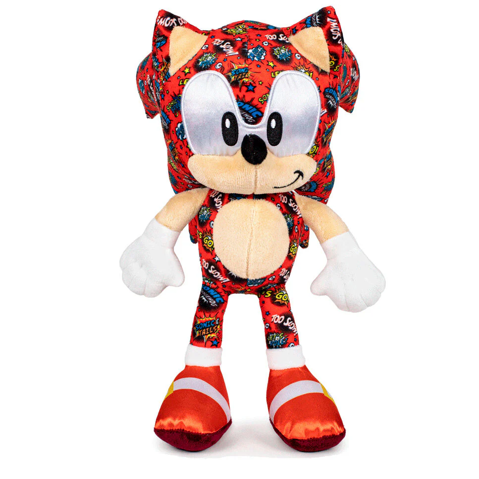 Peluche Sonic Red Comic Sonic The Hedgehog 30Cm