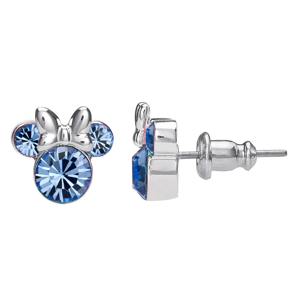 Pendientes Diciembre Minnie Disney Plata - Image 2