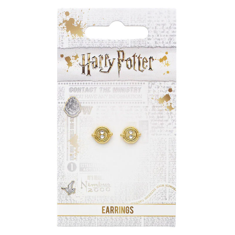 Pendientes Time Turner Gold Harry Potter - Image 4