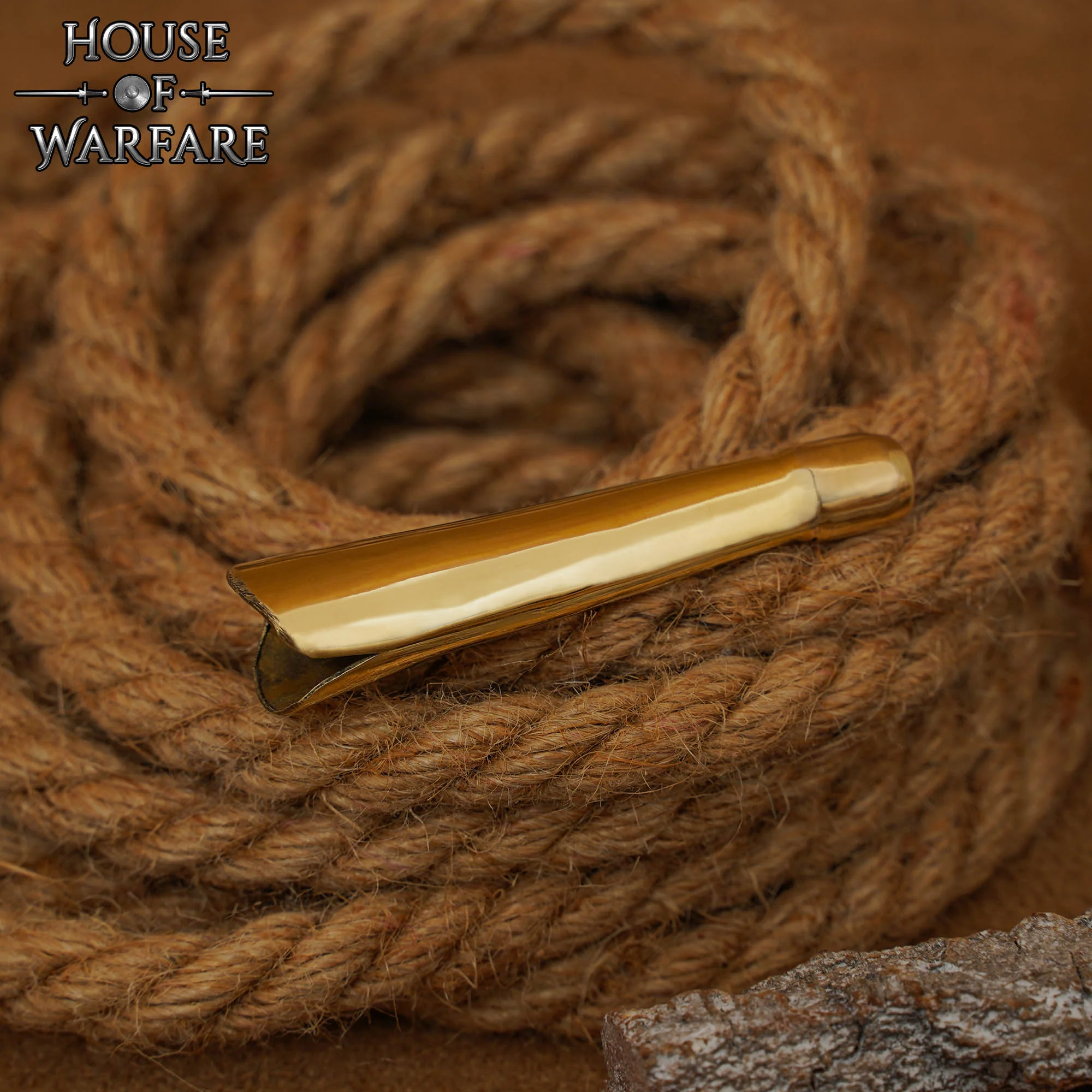 Pequeña Punta de Vaina de Latón Macizo / Chape - Image 5