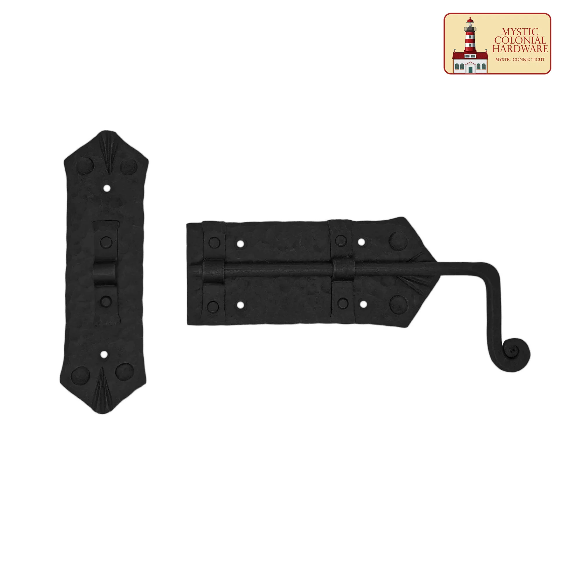 Pestillo de la Puerta de Hierro Negro Flip Pestillos, Heavy Duty Hierro Fundido Gota Pestillo, para la Antigua Granja Cobertizo del Gabinete Obturador Antiguo Privacidad Puerta de Hardware