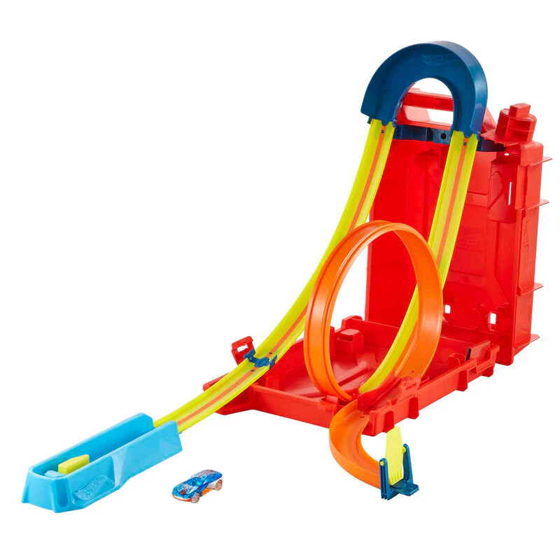 Pista Bidon De Acrobaciastrack Builder Hot Wheels - Image 8