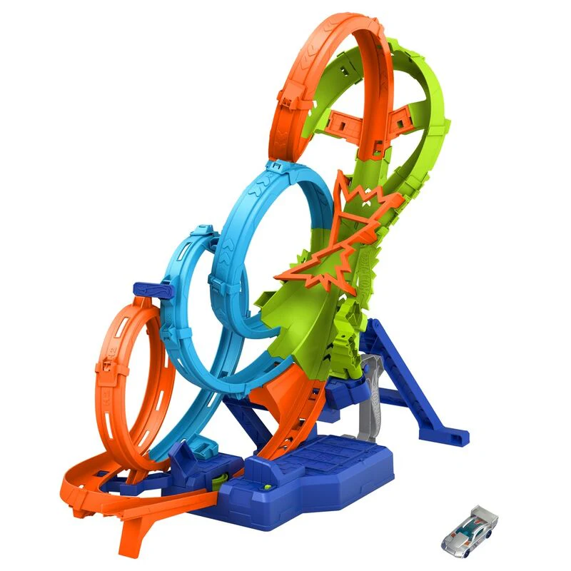 Pista Colision 4 Loopings Hot Wheels Action - Image 2