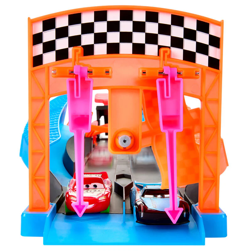 Pista Glow Race Lanza Y Cruza Cars Disney Pixar - Image 5