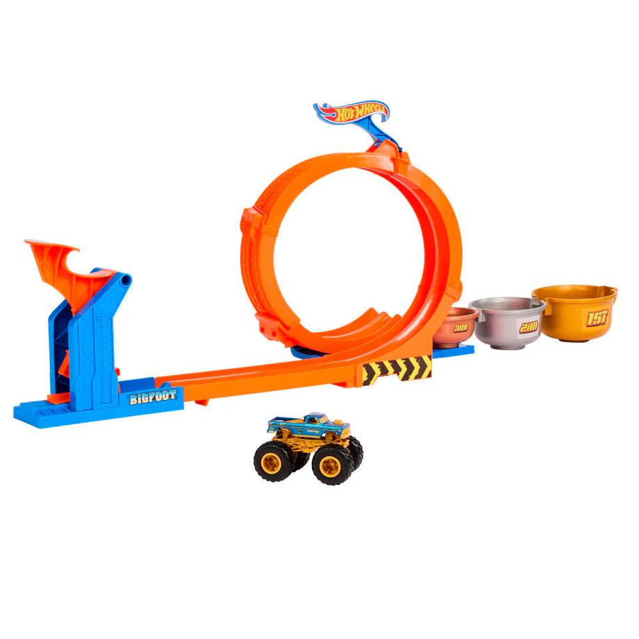 Pista Trofeo Del Desafío Bigfoot Monster Trucks Hot Wheels - Image 4