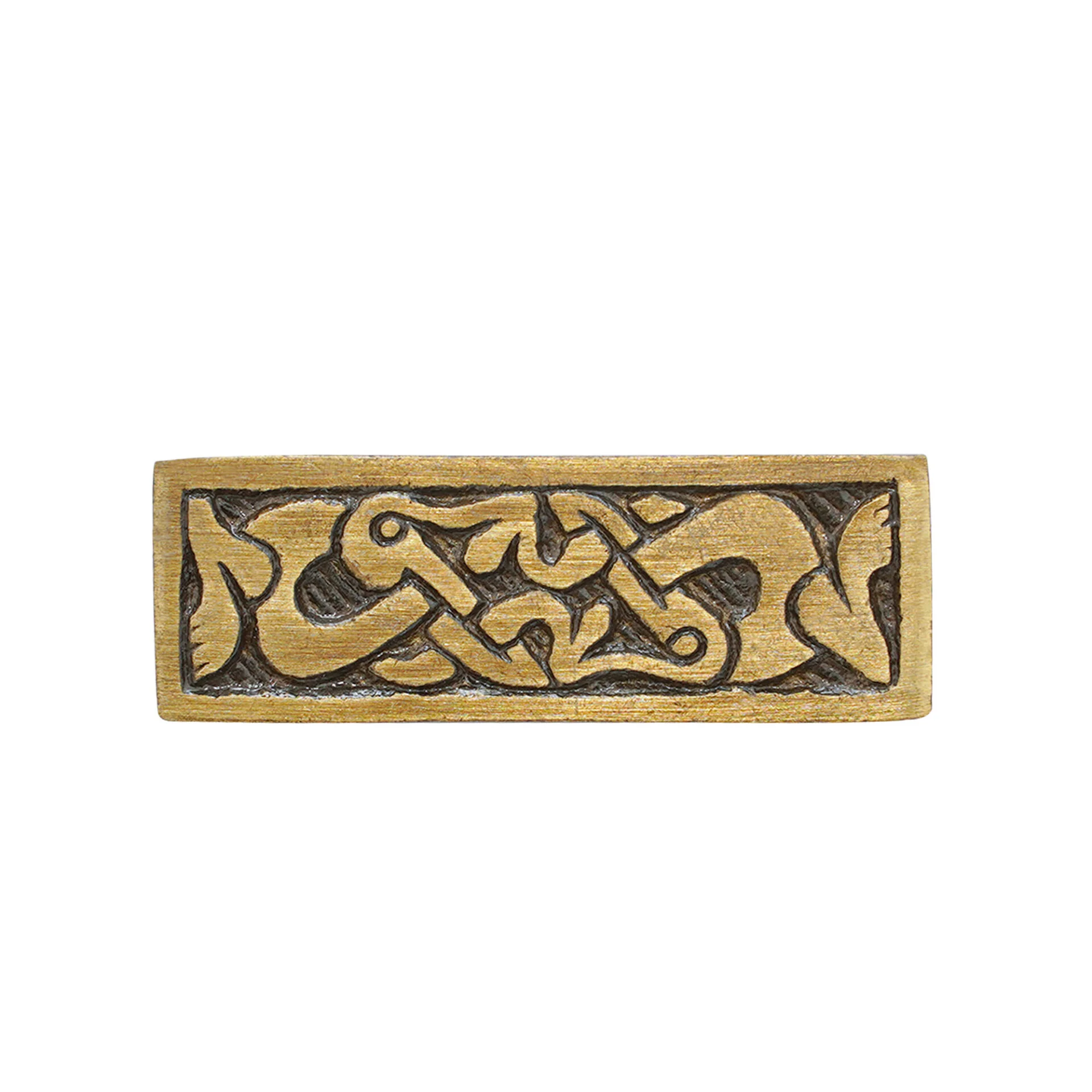 Placa de Montaje de Latón Vikingo - Acabado Antiguo Decoración Nórdica para Cinturón - Image 13