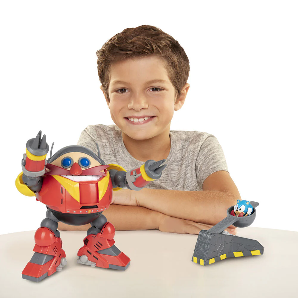 Playset Batalla Robot Gigante Eggman Contra Sonic Sonic The Hedgehog - Image 6