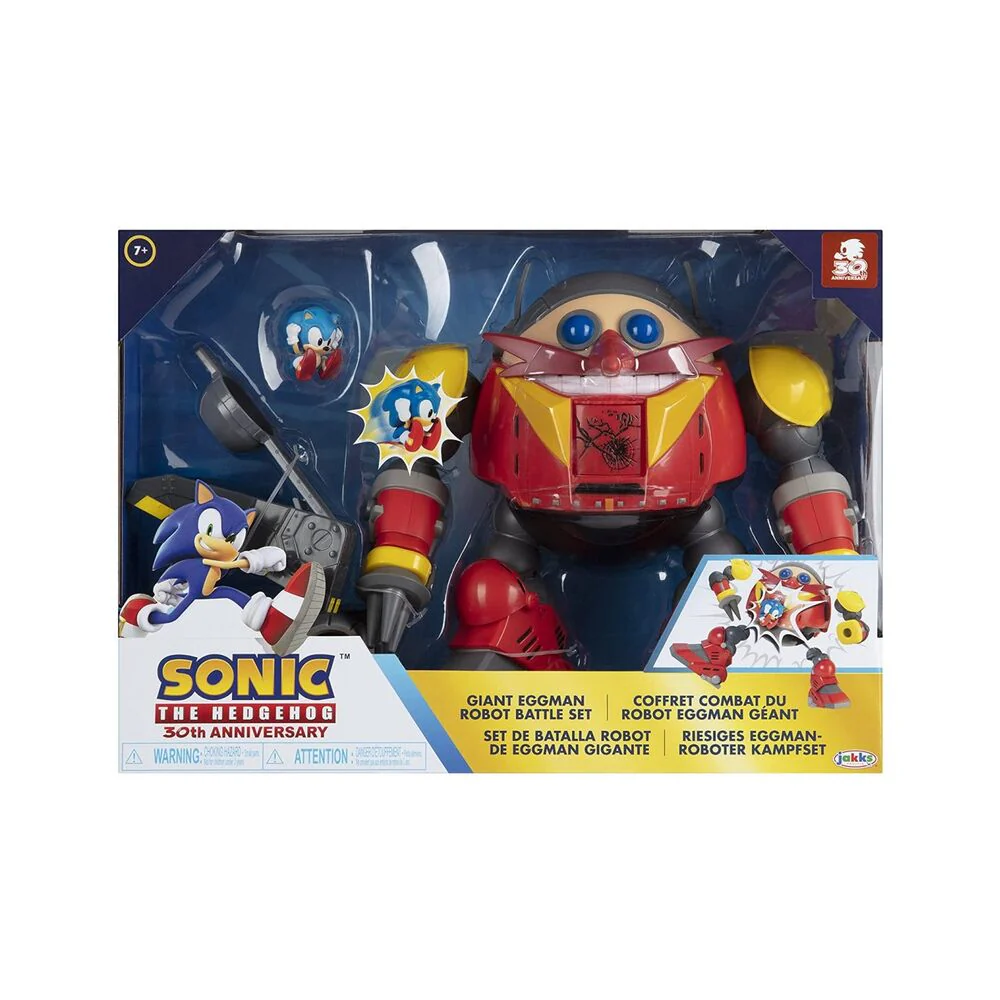 Playset Batalla Robot Gigante Eggman Contra Sonic Sonic The Hedgehog - Image 8