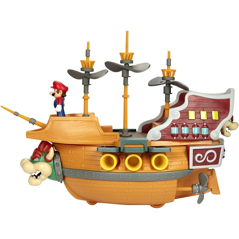 Playset Deluxe Aeronave Bowser Super Mario Nintendo - Image 3